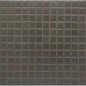 Emaux de verre mat marron piscine mosaique salle de bain urban WENGUE 2.5x2.5x0.4cm sur trame mox