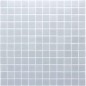 Emaux de verre gris clair mat piscine mosaique salle de bain urban seda 2.5x2.5x0.4cm sur trame mox