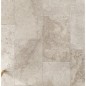 Carrelage imitation travertin gris nuancé mat 61.3x61.3cm, 6x30cm edimsénanque argent.