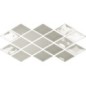 Carrelage apegmemory smoke écaille 12x12.5cm, losange 9.8x16.8cm, hexagone 12x13.8cm, brique 6.5x13cm gris brillant,