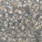 Carrelage ciment terrazzo véritable granito brillant ou mat CARPP23 40x40x1.2cm fond gris