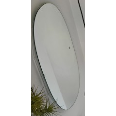 Miroir ovale rétroéclairé 100x45cm scax 2207 et 120x45cm compx scax 2208