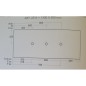 Meuble console de salle de bain métal noir NROP et bois 89 120x50cm avec une vasque scaxglam blanc FSNR 56x39cm scaxslide3