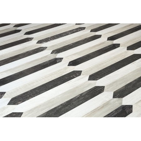 Carrelage imitation parquet moderne blanc, apegpalermo white rectangle plank 9.8x50cm ou navette diamond 9.8x59.7cm