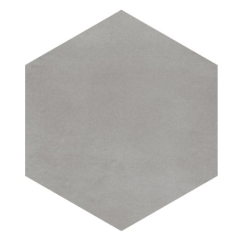 Carrelage rectangulaire gris clair satiné rectangulaire 9x36cm, hexagonal ou chevron  sol et mur natconcret roma