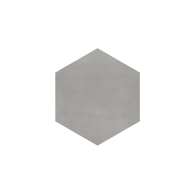 Carrelage rectangulaire gris clair satiné rectangulaire 9x36cm, hexagonal ou chevron sol et mur natuconcret roma