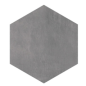 Carrelage rectangulaire gris moyen satiné rectangulaire 9x36cm, hexagonal ou chevron sol et mur natuconcret paris