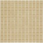 Emaux de verre antidérapant pour le sol de la salle de bain beige mosaique piscine moxmc-502 2.5x2.5 cm sur trame.