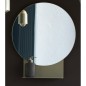 Miroir rond avec étagères largeur 53.5cm hauteur 60cm scax2301