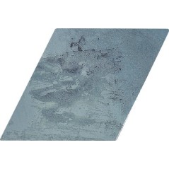 Carrelage imitation ciment liquide brillant bleu losange rombo 15x25.9cm brique 7.5x30cm, apesnap blue