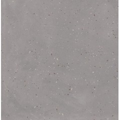 Carrelage effet terrazzo mat 60x60cm, 90x90cm et 120x120cm rectifié sur fond gris, santadeconcrete micro grey