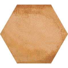 Carrelage hexagone blanc imitation terre cuite 23x26.6cm V bampton naturel