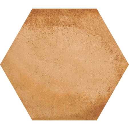 Carrelage hexagone blanc imitation terre cuite 23x26.6cm V bampton naturel