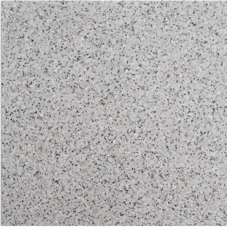 Carrelage terrazzo cimentaire blanc 40x40x2cm D granito blanc
