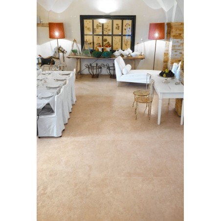 Carrelage imitation marbre poli beige brillant rectifié 60x60x1cm et 89x89x1cm santaimperio beige mc