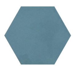 Carrelage hexagonal, petite tomette bleu mat sol et mur, 11,6x10cm Dif small hexagone bleu promotion