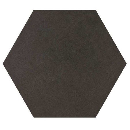 Carrelage hexagonal, petite tomette noir mat sol et mur, 11,6x10cm Dif small hexagone noir promotion