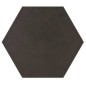 Carrelage hexagonal, petite tomette noir mat sol et mur, 11,6x10cm Dif small hexagone noir promotion