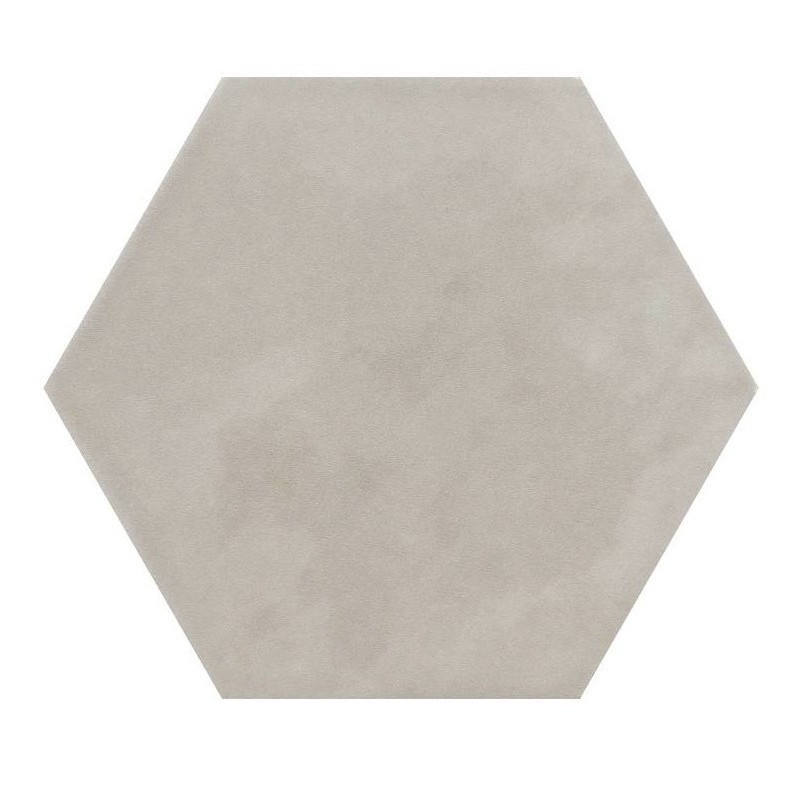 Carrelage hexagonal, petite tomette gris mat sol et mur, 11,6x10cm Dif small hexagone gris promotion