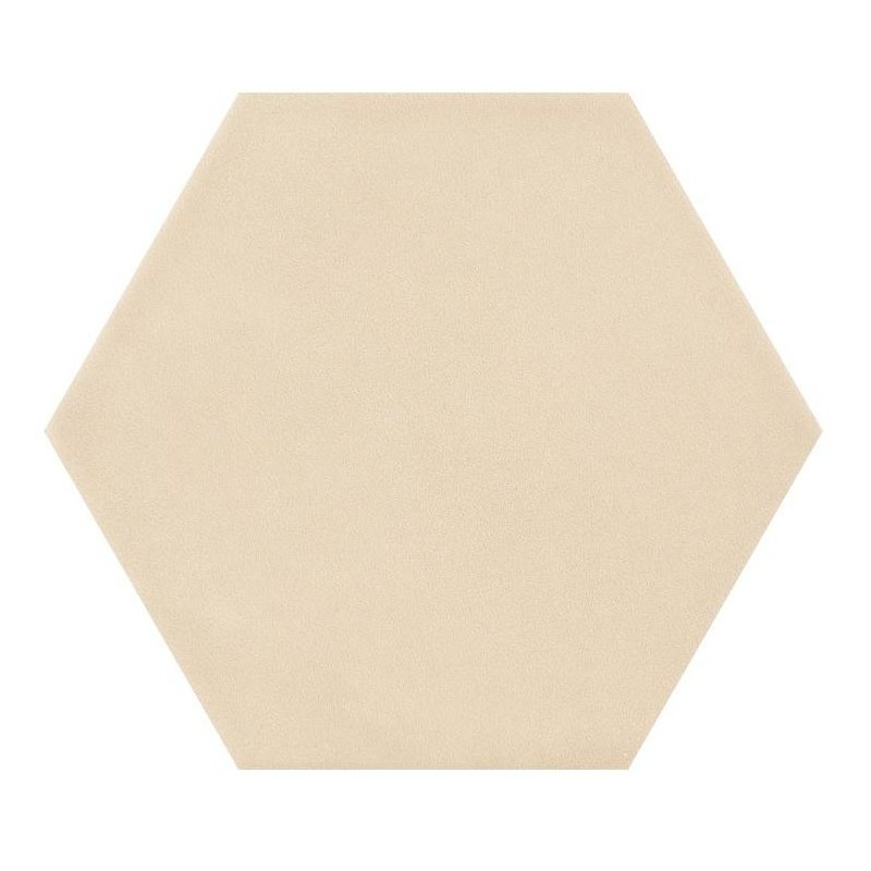 Carrelage hexagonal, petite tomette ivoire mat sol et mur, 11,6x10cm Dif small hexagone ivoire promotion