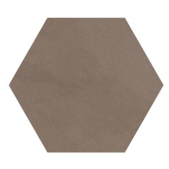 Carrelage hexagonal, petite tomette taupe mat sol et mur, 11,6x10cm D small hexagone taupe promotion