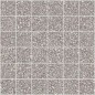 Mosaique imitation terrazzo poli gris mat et brillant rectifié 30x30cm sur trame santanewdeco mosaico grigio kry