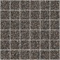 Mosaique imitation terrazzo poli noir mat et brillant rectifié 30x30cm sur trame santanewdeco mosaico black kry