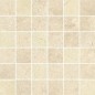 Mosaique imitation marbre beige mat, douche, carré, santathemar crema marfil 5x5cm sur trame 30x30cm