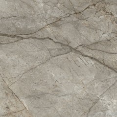 Carrelage imitation marbre poli brillant taupe rectifié, 75X75cm et 120x120cm geosonante tortora