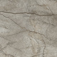 Carrelage imitation marbre poli brillant taupe rectifié, 75X75cm et 120x120cm geosonante tortora