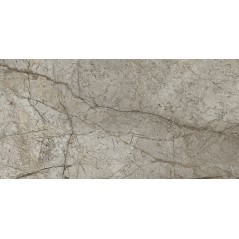 Carrelage imitation marbre poli brillant taupe rectifié, 75X75cm et 120x120cm geosonante tortora