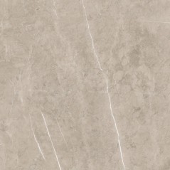 Carrelage imitation marbre taupe veiné de blanc mat, XXL 100x100cm rectifié,  Porce1836 vison.