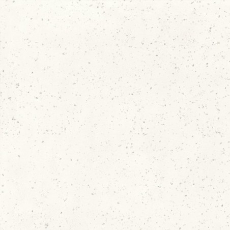 Carrelage imitation terrazzo blanc grande épaisseur antidérapant R11 A+B+C 90x90x2cm rectifié,  santadeconcrete micro white
