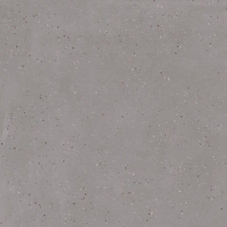Carrelage imitation terrazzo gris grande épaisseur antidérapant R11 A+B+C 90x90x2cm rectifié,  santadeconcrete micro grey