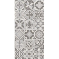 Carrelage patchwork décor gris 30x30x1ccm V gredos