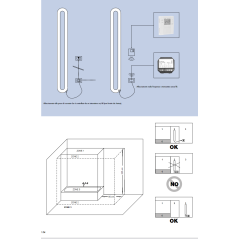 Sèche-serviette radiateur électrique design vertical salle de bain AntflapsB 201x35cm de couleur