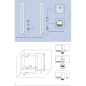 Sèche-serviette radiateur électrique design, contemporain salle de bain AntxT2V  blanc mat