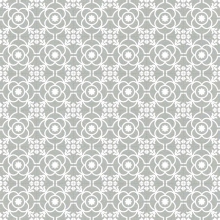 Carrelage imitation carreau ciment decor gris vert 20x20 cm, VivCarole mar