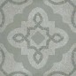 Carrelage imitation carreau ciment decor gris vert 20x20 cm, Vivtercello mar