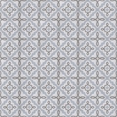 Carrelage imitation carreau ciment decor gris clair 20x20 cm, Vivtercello humo