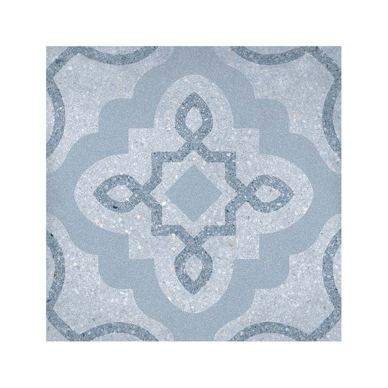 Carrelage imitation carreau ciment decor bleu  20x20 cm, Vivtercello nube