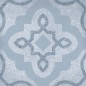 Carrelage imitation carreau ciment decor bleu  20x20 cm, Vivtercello nube