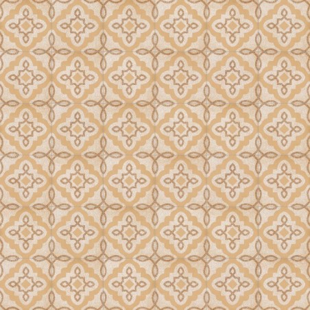 Carrelage imitation carreau ciment decor beige  20x20 cm,  Vivtercello beige