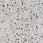 Carrelage ciment terrazzo véritable granito grand format brillant Roma 60x60x2cm fond blanc