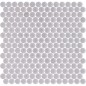 Emaux de verre rond gris clair mat et brillant d:19mm sur plaque de 28.5x28.5cm sol et mur onxpenny smooth grey