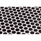 Emaux de verre rond melange noir mat et brillant d:19mm sur plaque de 28.5x28.5cm sol et mur onxpenny black mat shiny