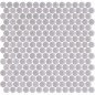 Emaux de verre rond melange gris clair mat et brillant d:19mm sur plaque de 28.5x28.5cm onxpenny smooth grey mat shiny