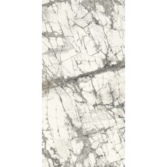 Carrelage imitation marbre gris poli brillant, faible épaisseur 6mm, 75x75cm et 75x150cm sol et mur ariosimperial grigio