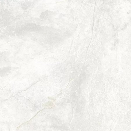 Carrelage imitation marbre blanc poli brillant, salon, XXL 98x98cm rectifié,  Porce1851 white