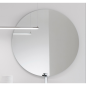 Miroir salle de bain suspendu, rond sans éclairage épaisseur 2.2cm diametre 60cm, 70cm, 85cm, 95cm comsfera